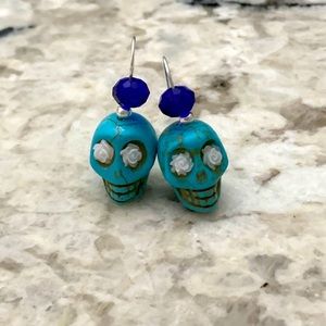 🎃💀Sugar Skull Custom Boutique Earrings💀🎃